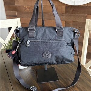 Kipling NWOT Black Messenger Bag